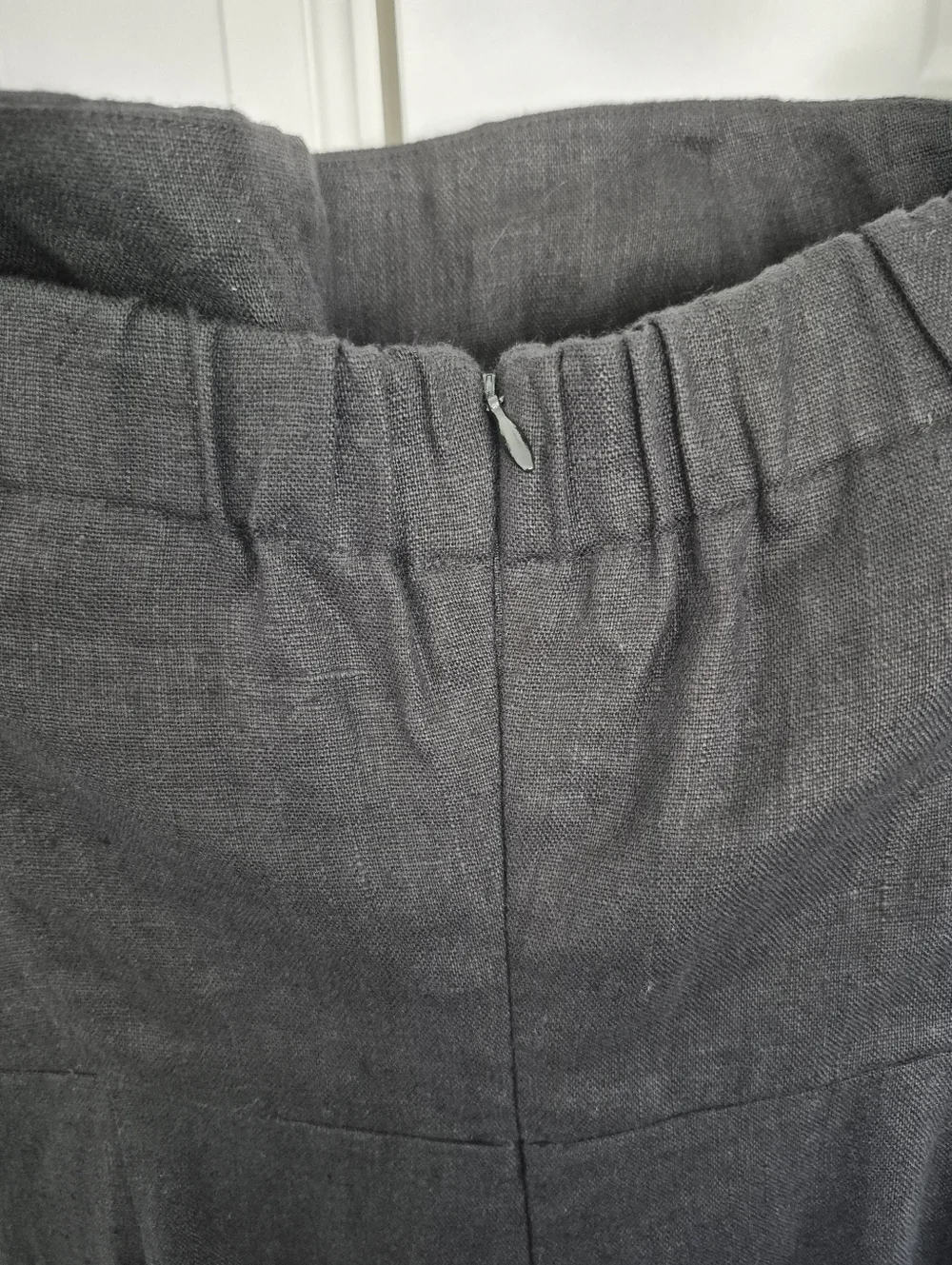 Reformation Jumpsuit Black Linen Wide Leg Size 4